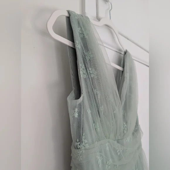 Soieblu Mint Green Floral Maxi Dress - Picture 5 of 11